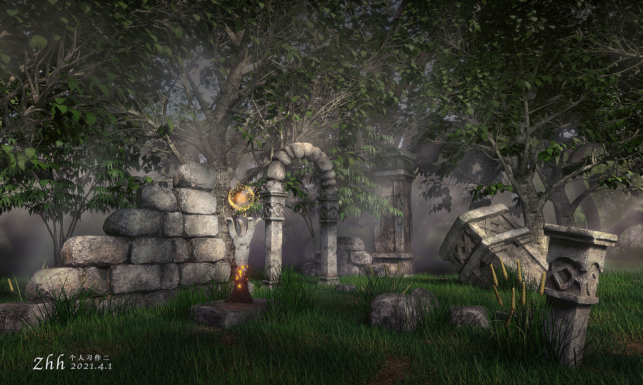 角色场景三维设计（图ZMjQ5OTYzOTMy） - 动画/影视 - 站酷设计师无风之地原创素材 - 站酷ZCOOL