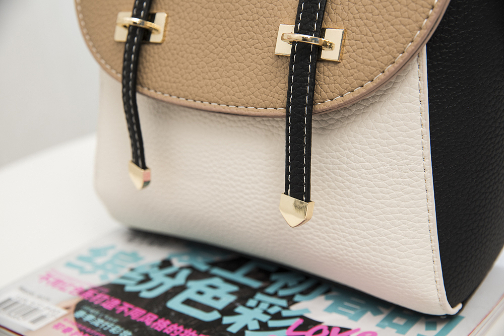 「点石爵色」—拼色女包