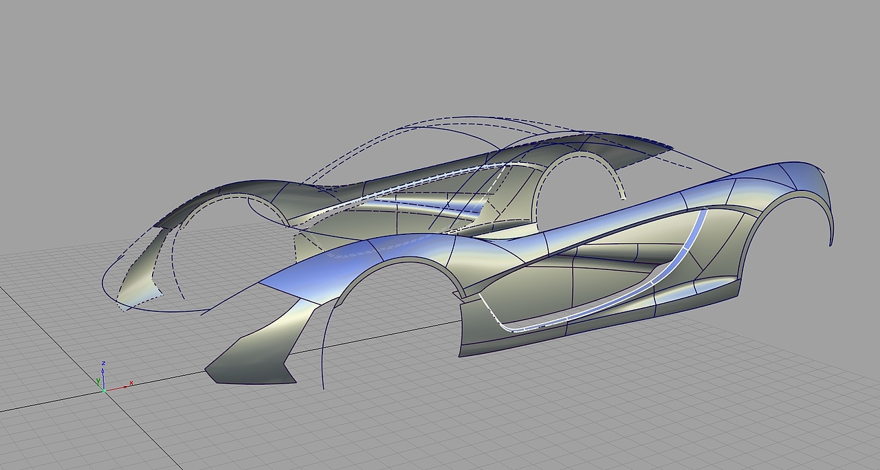 McLaren P1 Alias 建模教程（图ZOTM3OTY1NDQ=） - 交通工具 - 站酷设计师Adleyou原创素材 - 站酷ZCOOL