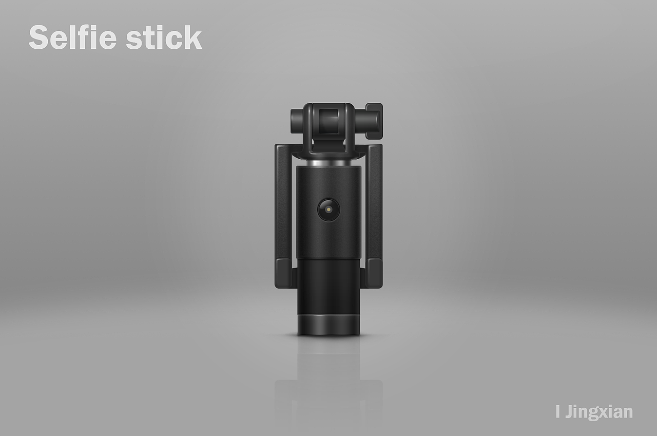 【写实】PS制作写实自拍杆（图ZMTQ3MjQ2ODg0） - 创作习作 - 站酷设计师Jingxian_xjx原创素材 - 站酷ZCOOL