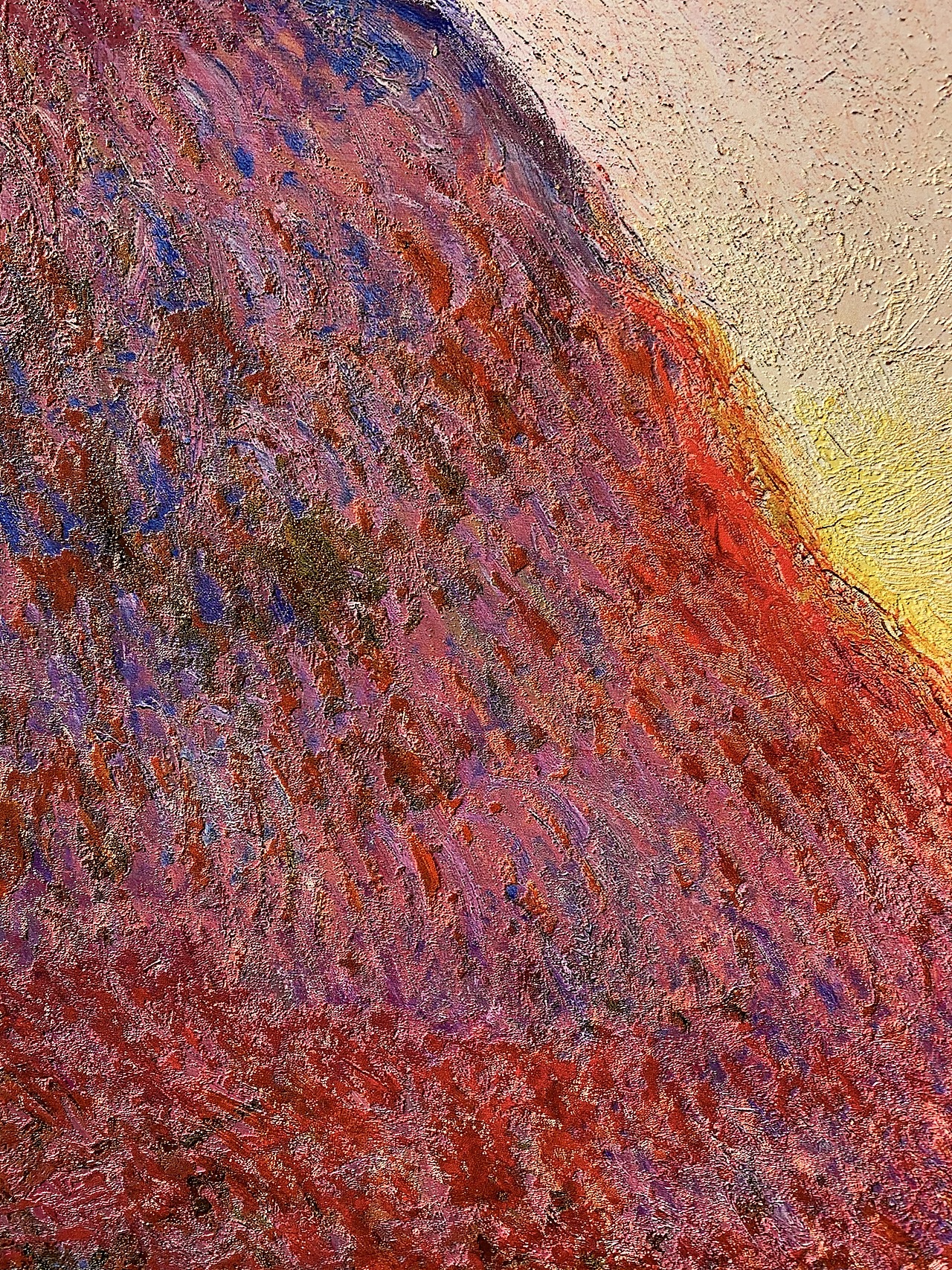 莫奈价值1亿美金的油画《干草垛》,3D复刻震撼再现!