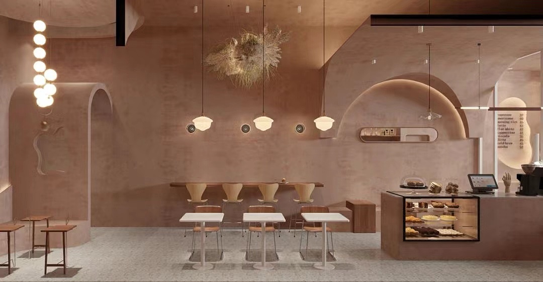 今日份美好与你分享，甜品店设计～