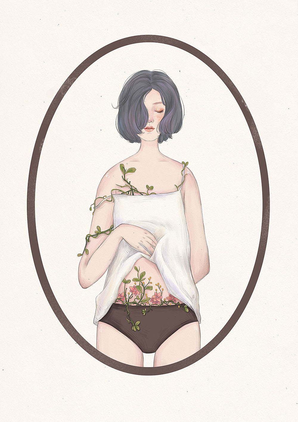 少女心 - 胶带3(封面插画)