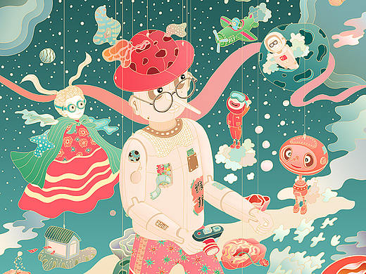木偶人插画