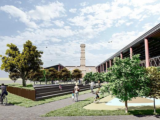 国外Gaswork合作项目效果图制作