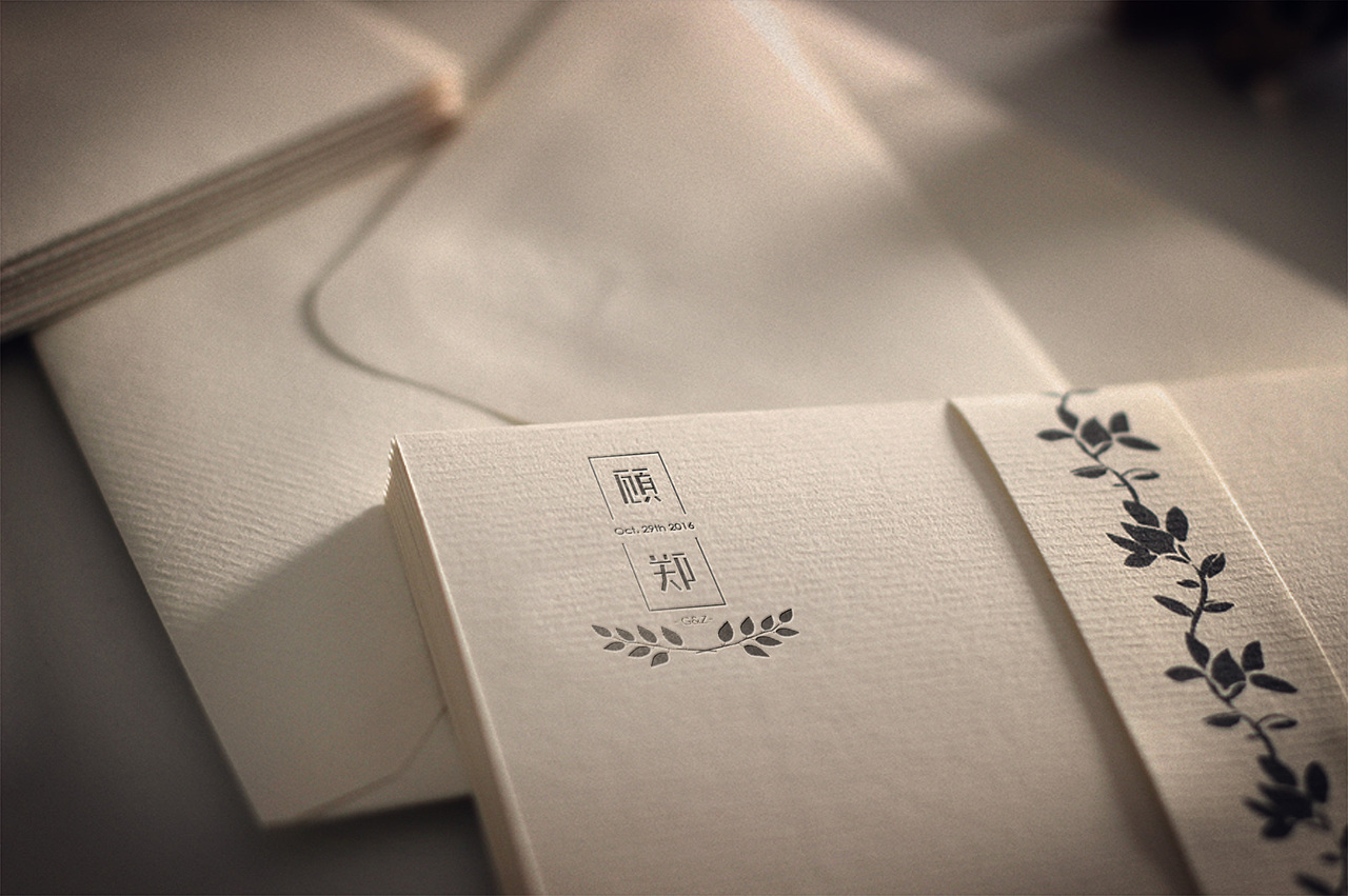 婚礼logo设计 | 【顾&郑】