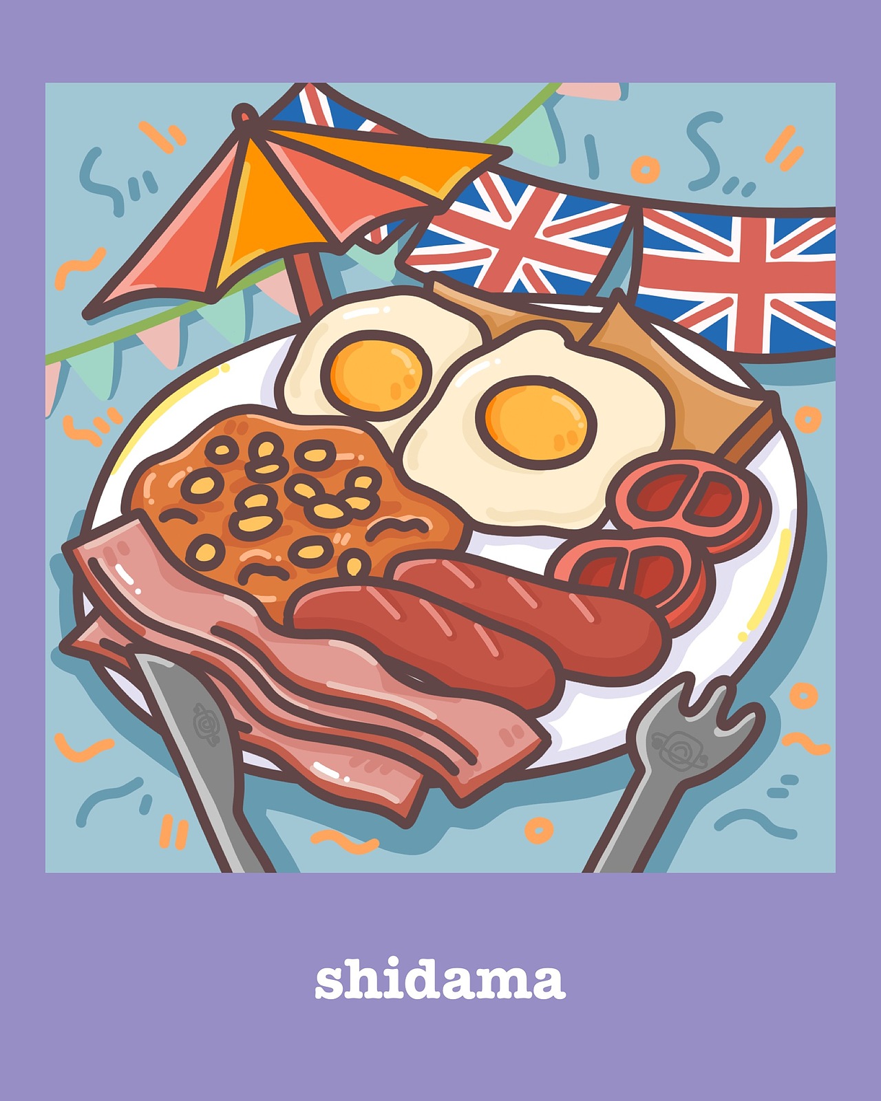 手绘美食（图ZMTI2ODUyMTU2） - 商业插画 - 站酷设计师屎大吗原创素材 - 站酷ZCOOL