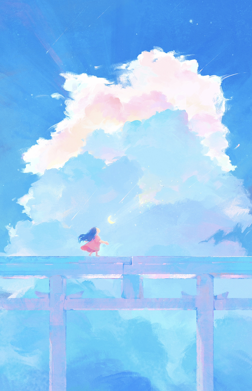 治愈插画（图ZMzE5Mzk2ODY0） - 创作习作 - 站酷设计师wn青叶子原创素材 - 站酷ZCOOL