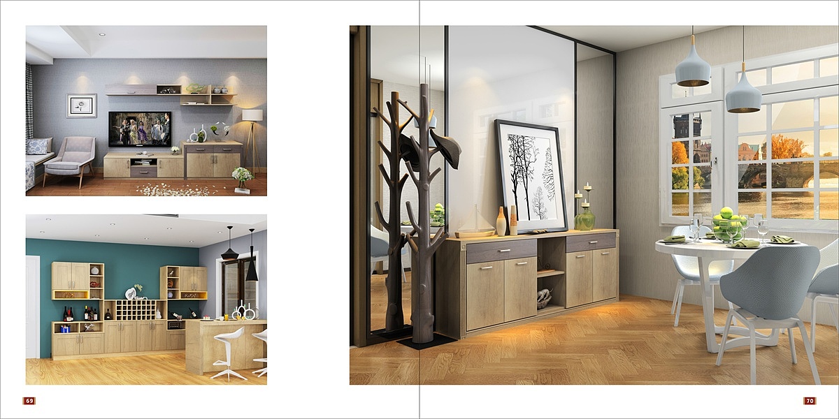 板式全屋定制图册设计衣柜彩页制作整体家居画册印刷（图ZMTcxNzE3NzIw） - 书籍/画册 - 站酷设计师TEL15838366760原创素材 - 站酷ZCOOL