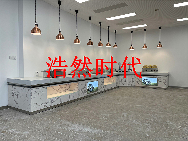 纳米石纹板自助餐厅设计定制