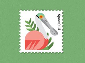 鸟类邮票