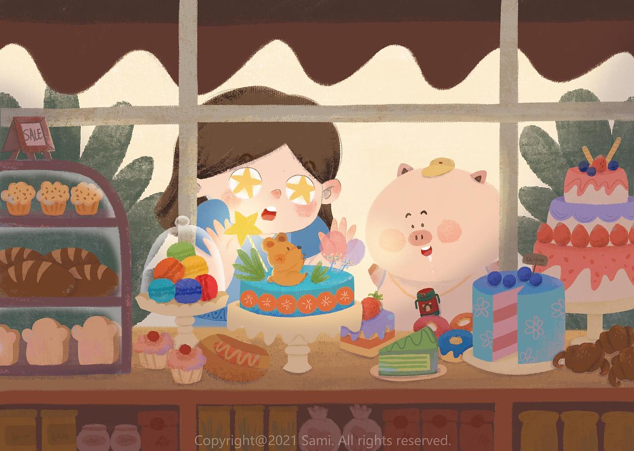 幸福这件小事-系列图（图ZMjU4NzQ4OTE2） - 儿童插画 - 站酷设计师Sami爱画画原创素材 - 站酷ZCOOL