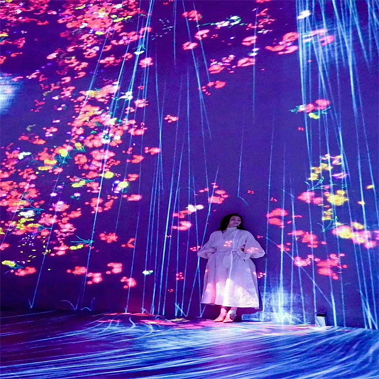 沉浸式光影展出租大型投影光影展租赁互动投影体感游戏