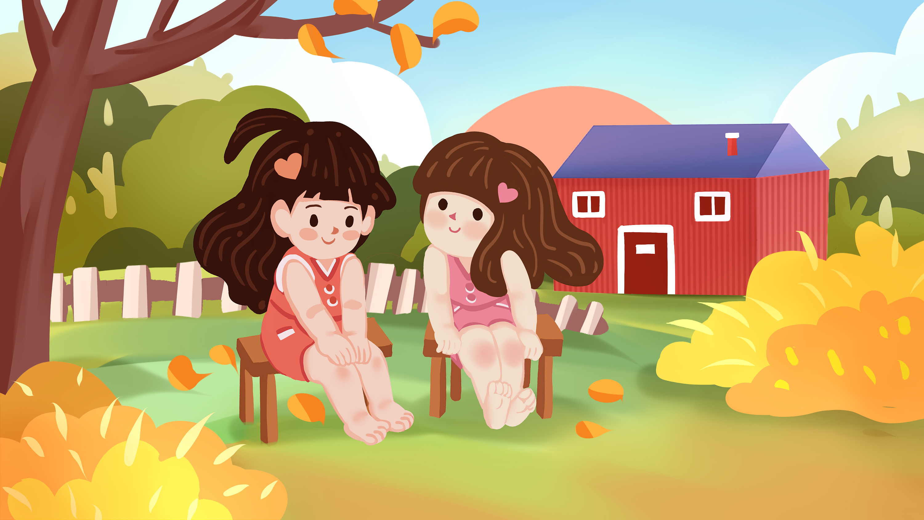 闺蜜日常|插画|商业插画|小月光仔儿 - 原创作品 - 站酷 (zcool)