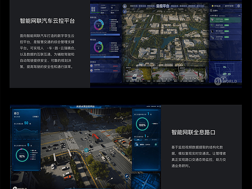 车路协同可视化界面——车辆与交通