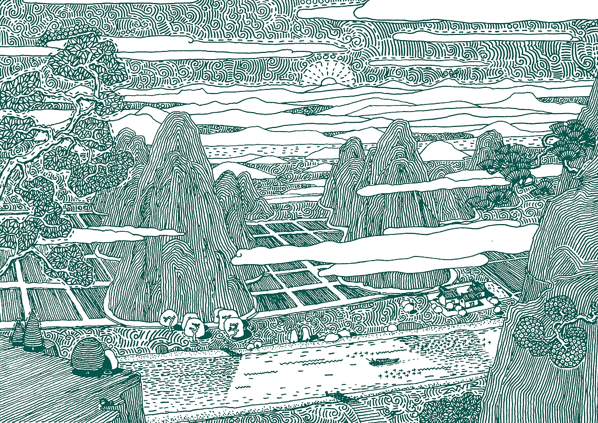 《日出》你的大风景之1（图ZMzczNzE5MTA0） - 艺术插画 - 站酷设计师钟雨艺术原创素材 - 站酷ZCOOL