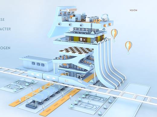 "氫"（個人主頁-ZMjY1ODUzNzY=） - 其他三維 - 站酷設(shè)計師薛yan原創(chuàng)素材 - 站酷ZCOOL