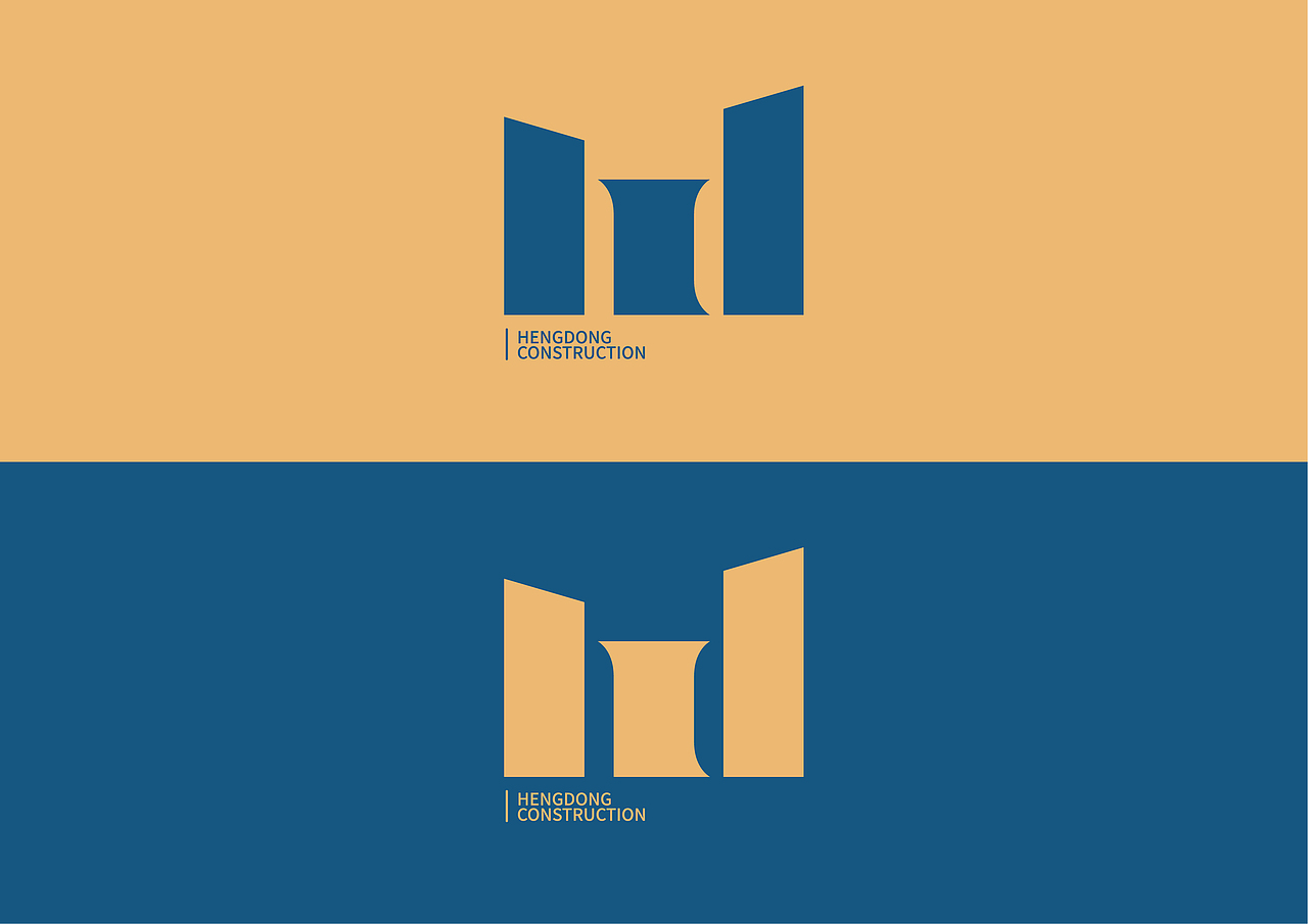 恒东建筑工程有限公司 品牌形象升级 logo部分（图ZMjY0NDc5MjM2） - 品牌 - 站酷设计师三重C设计原创素材 - 站酷ZCOOL