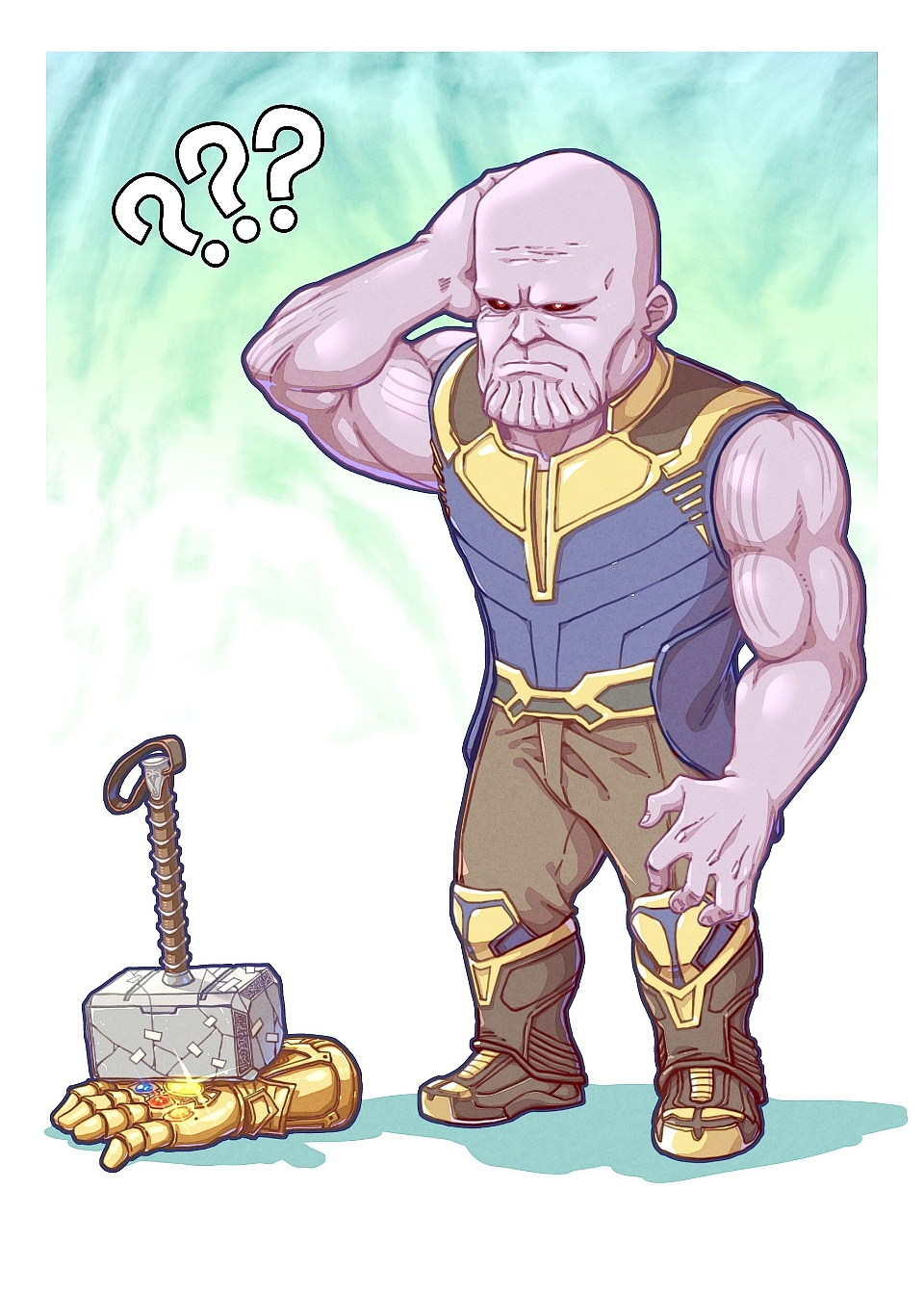 復(fù)仇者聯(lián)盟滅霸（圖ZMTE0Mzg5MDAw） - 創(chuàng)作習(xí)作 - 站酷設(shè)計(jì)師batteryyao原創(chuàng)素材 - 站酷ZCOOL