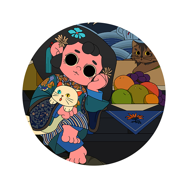 朝代印象之清朝（图ZMjU2NDY0Njgw） - 商业插画 - 站酷设计师大眼TATA原创素材 - 站酷ZCOOL