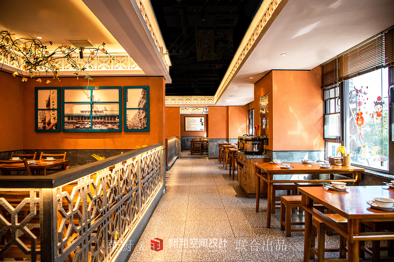 翱翔空间设计 ▶ 粟厨（观沙岭店）（图ZMjQ5OTgyMDky） - 商业空间设计 - 站酷设计师湖南翱翔空间设计原创素材 - 站酷ZCOOL