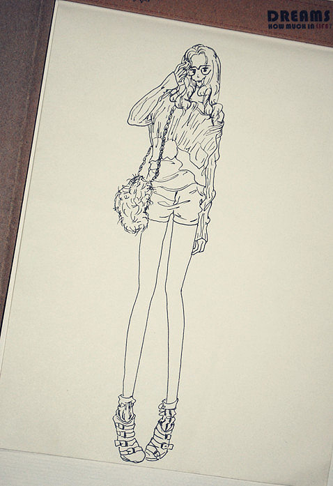 如果不画画,世界就会黯然无光{3}