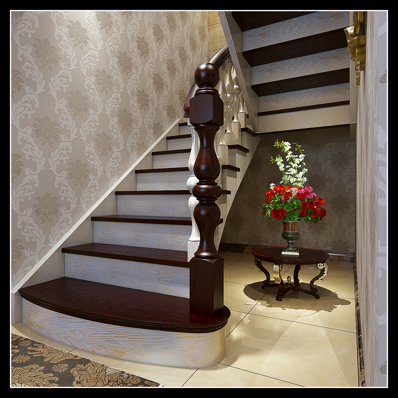 复式别墅楼梯楼梯方案