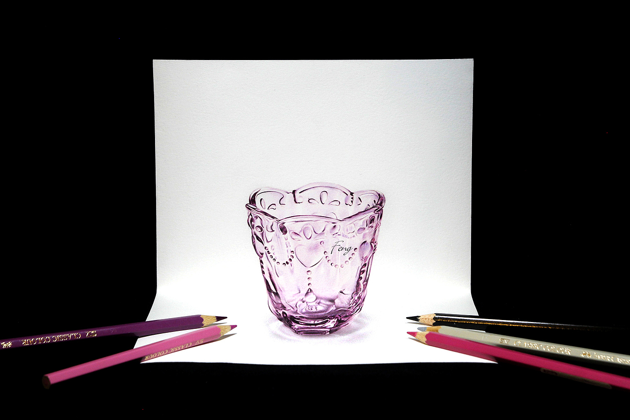 彩铅手绘——3d立体画(合集多图)