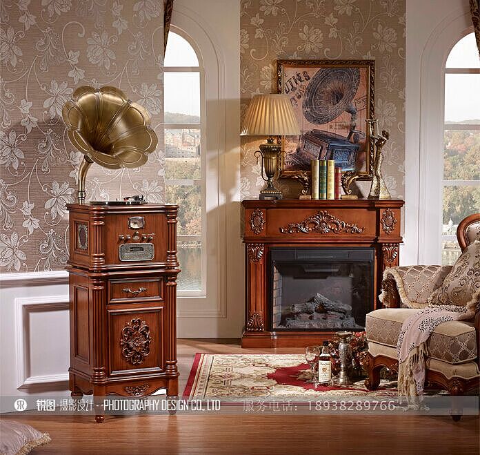 留声机组合拍摄