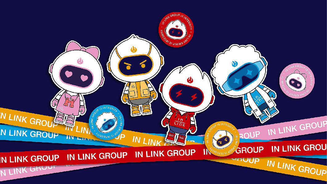 企业ip家族设计元鼎科技吉祥物设计品牌卡通形象设计