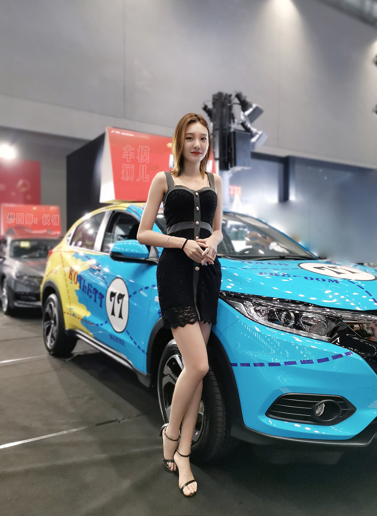 车展美女车模