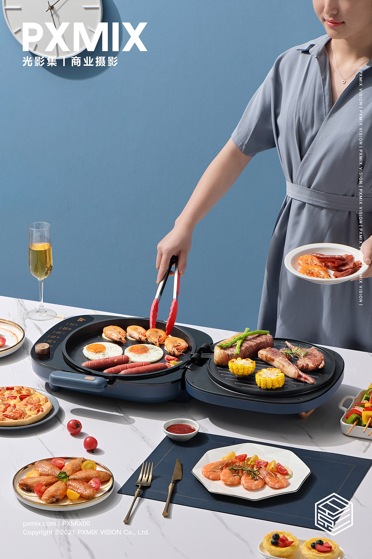 小家电摄影丨 利仁 电饼铛 x 光影集 PXMIX