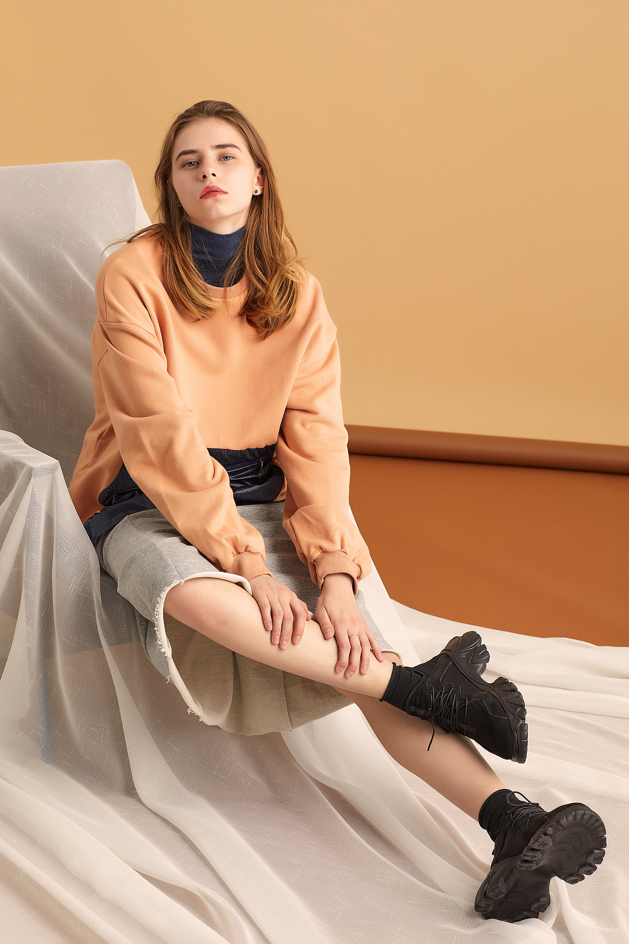 男装 女装 独辫子服装秋冬人像线下电商拍摄