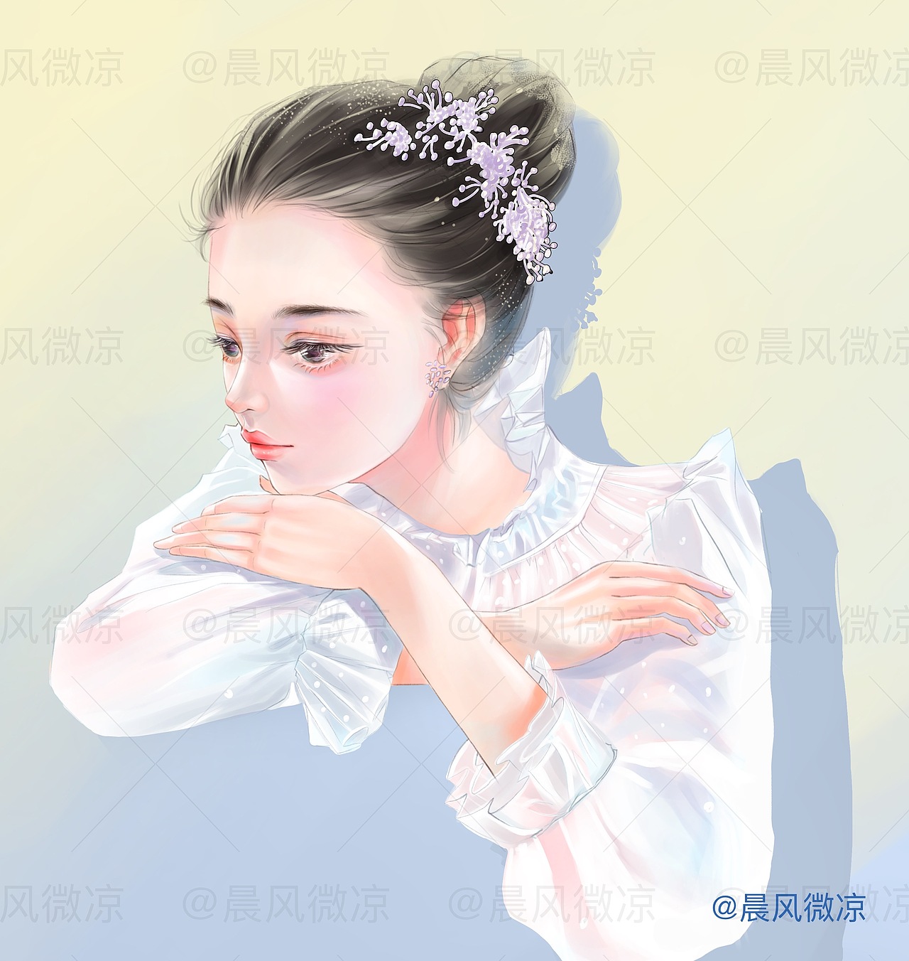 临摹小黑牙老师的作品！（图ZMjcxOTQ3MTg0） - 创作习作 - 站酷设计师晨风微凉爱画画原创素材 - 站酷ZCOOL