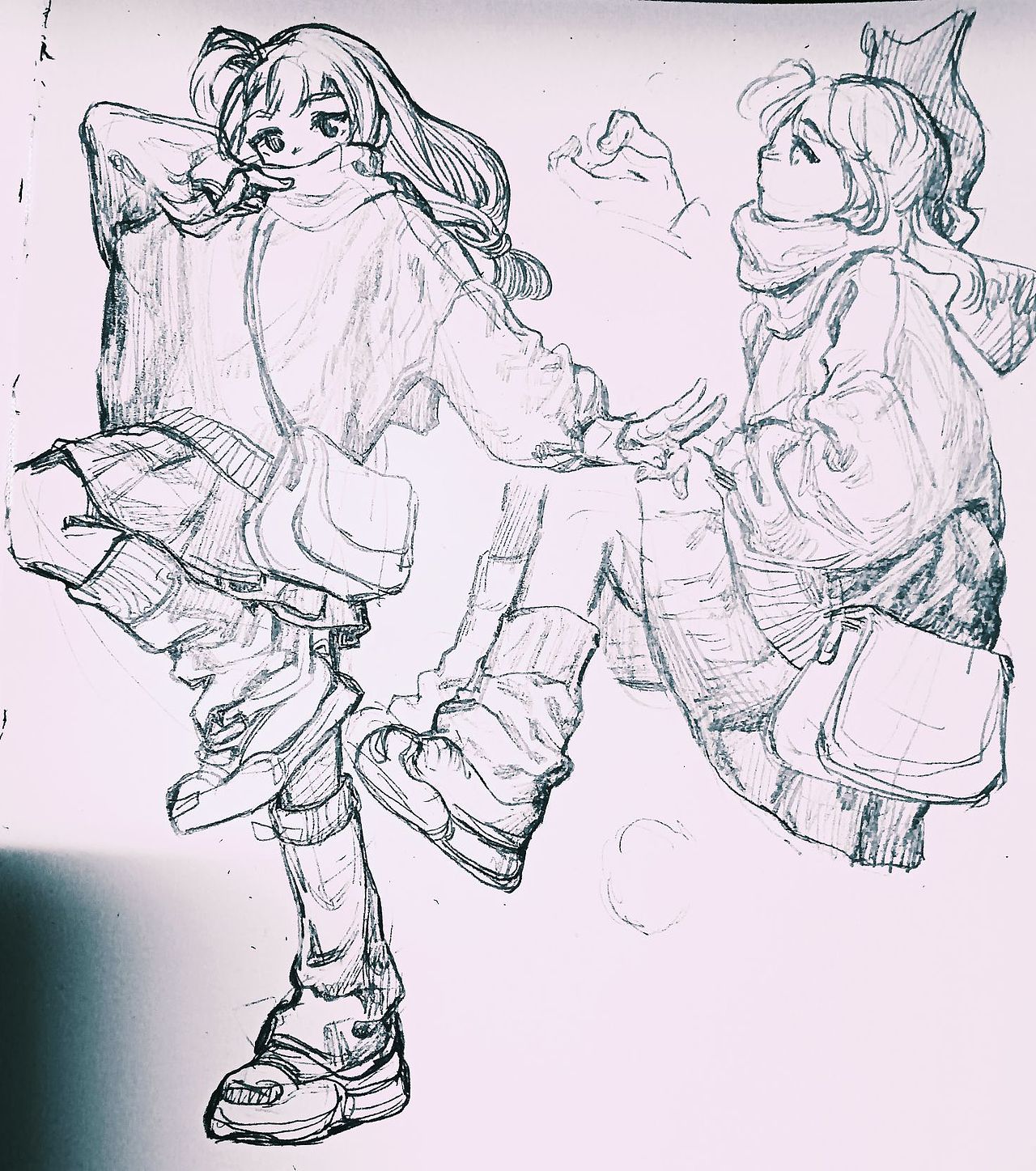 发发这几周画的速写~