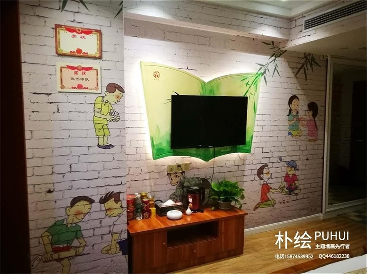 主题酒店设计 主题壁画案例实拍（图ZMTIwNzI4NjQ0） - 家装设计 - 站酷设计师丽源墙画墙布原创素材 - 站酷ZCOOL