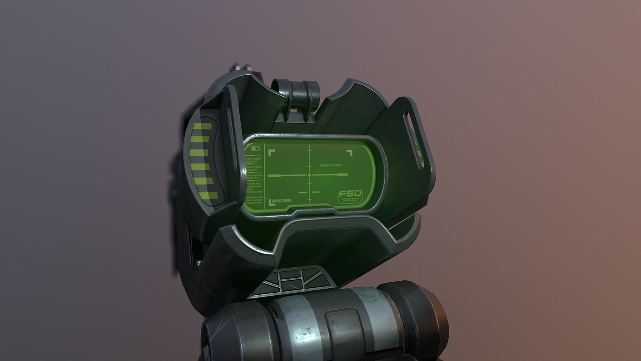 PULSE RIFLE 赛博朋克 科幻脉冲步枪