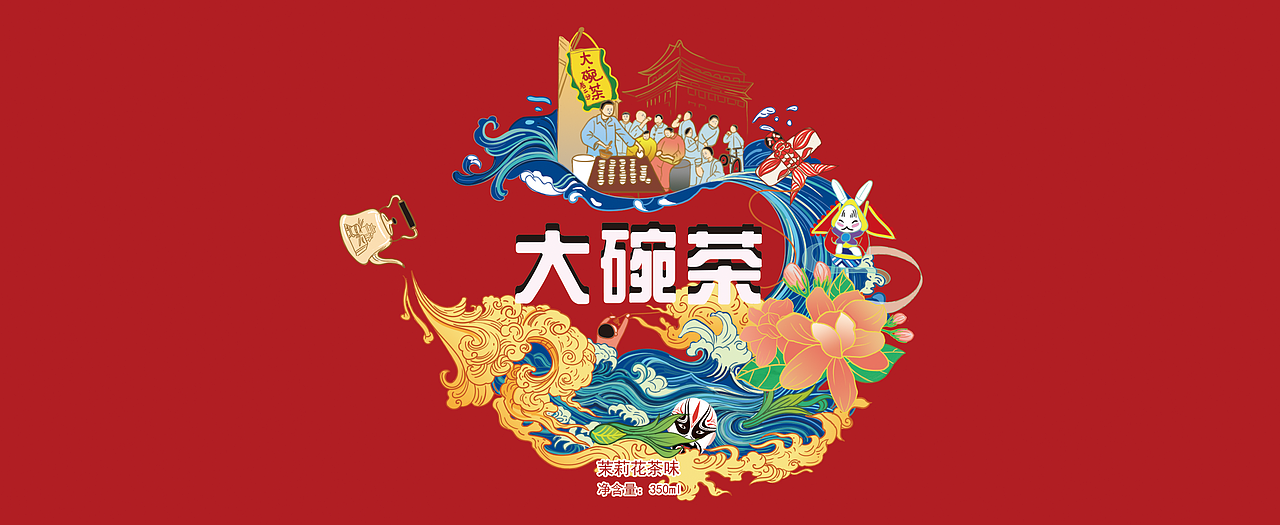 老舍茶馆大碗茶