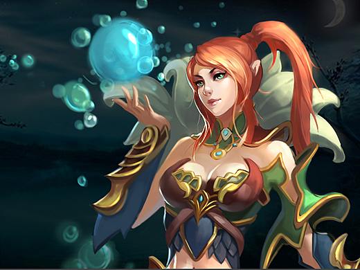 王者荣耀 甄姬皮肤设计