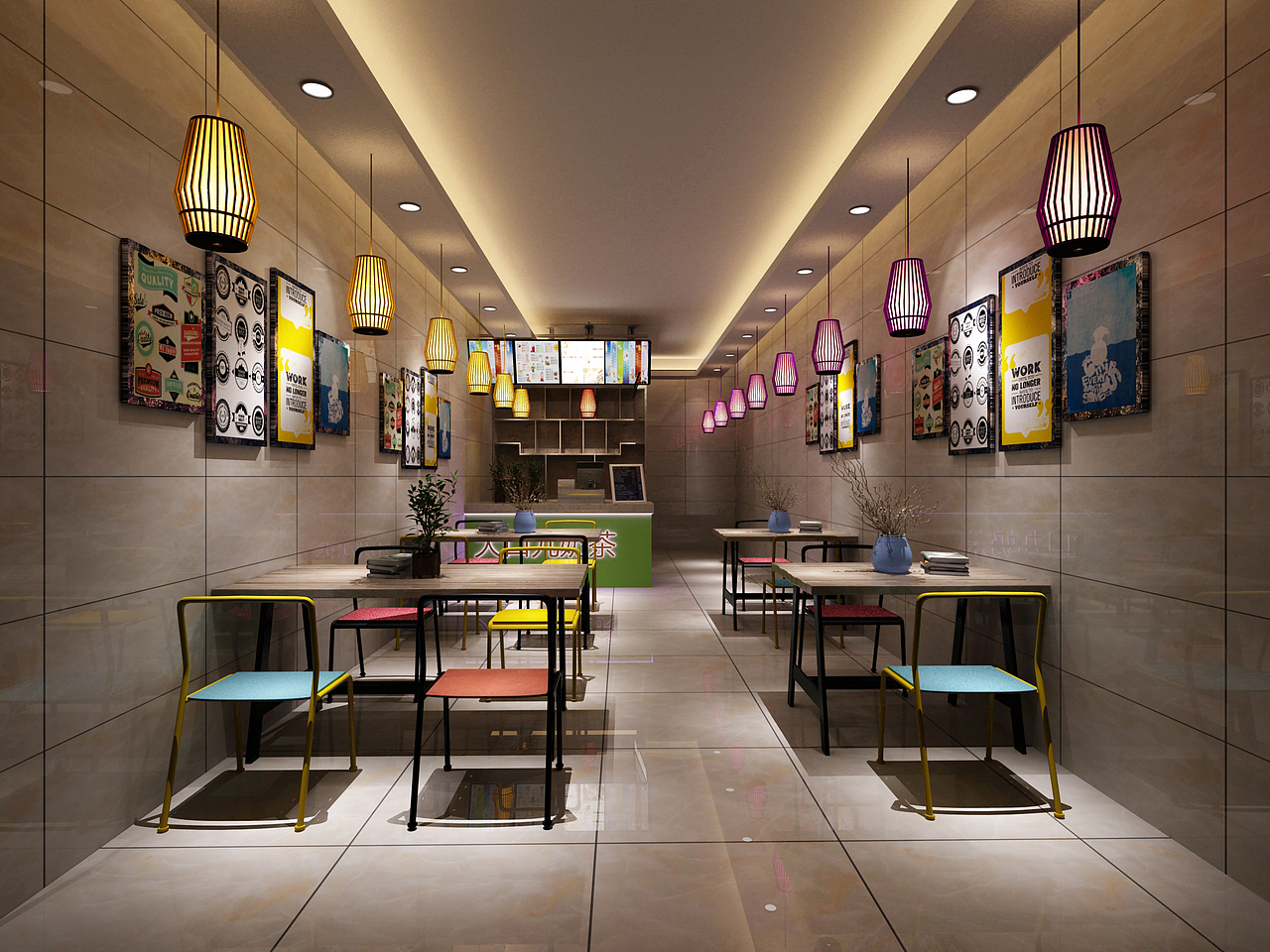 奶茶店（图ZMTAwNjM2MTQ0） - 家装设计 - 站酷设计师九死一生9413原创素材 - 站酷ZCOOL