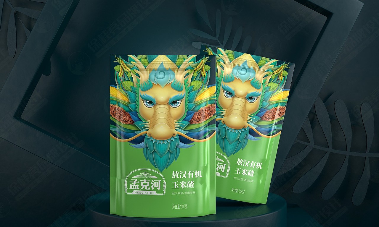 孟克河敖汉小米——徐桂亮品牌设计!