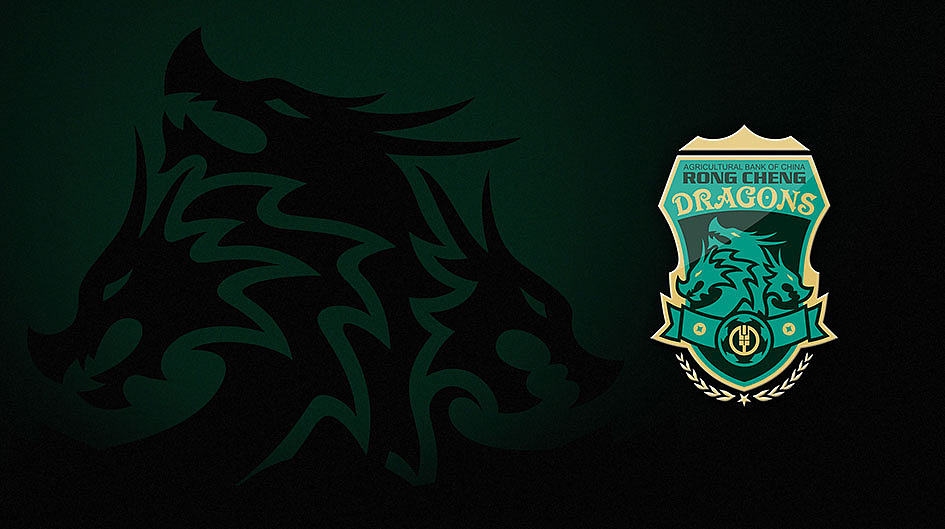 [三設貓作品] 农行蓉城DRAGONS足球队队徽形象（图ZNjcyMzQ2NDQ=） - Logo - 站酷设计师三设猫原创素材 - 站酷ZCOOL