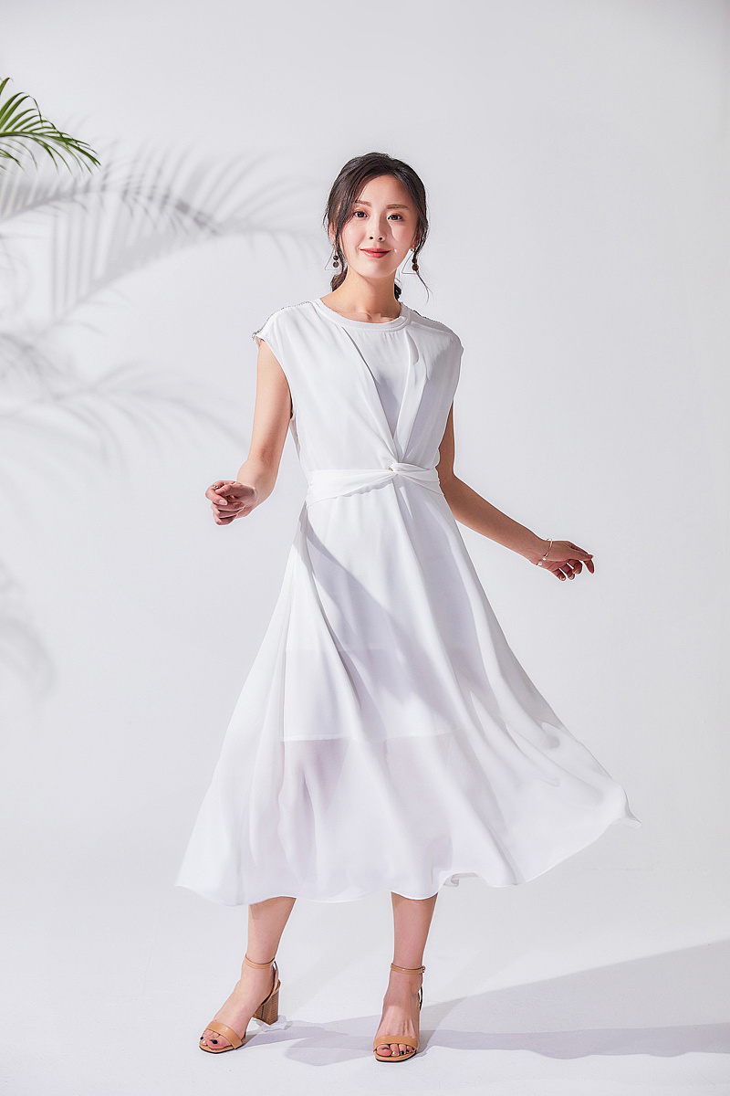 连衣裙 模特拍摄