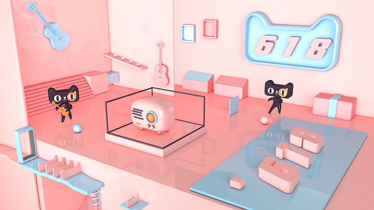 C4D小练习（图ZMjI5NDgwMDk2） - 其他 - 站酷设计师Emylr原创素材 - 站酷ZCOOL