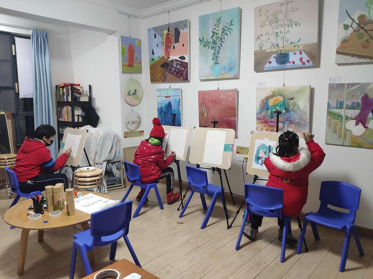 陈子画室 星沙画室 长沙县画室长沙画室 素描 油画漫画