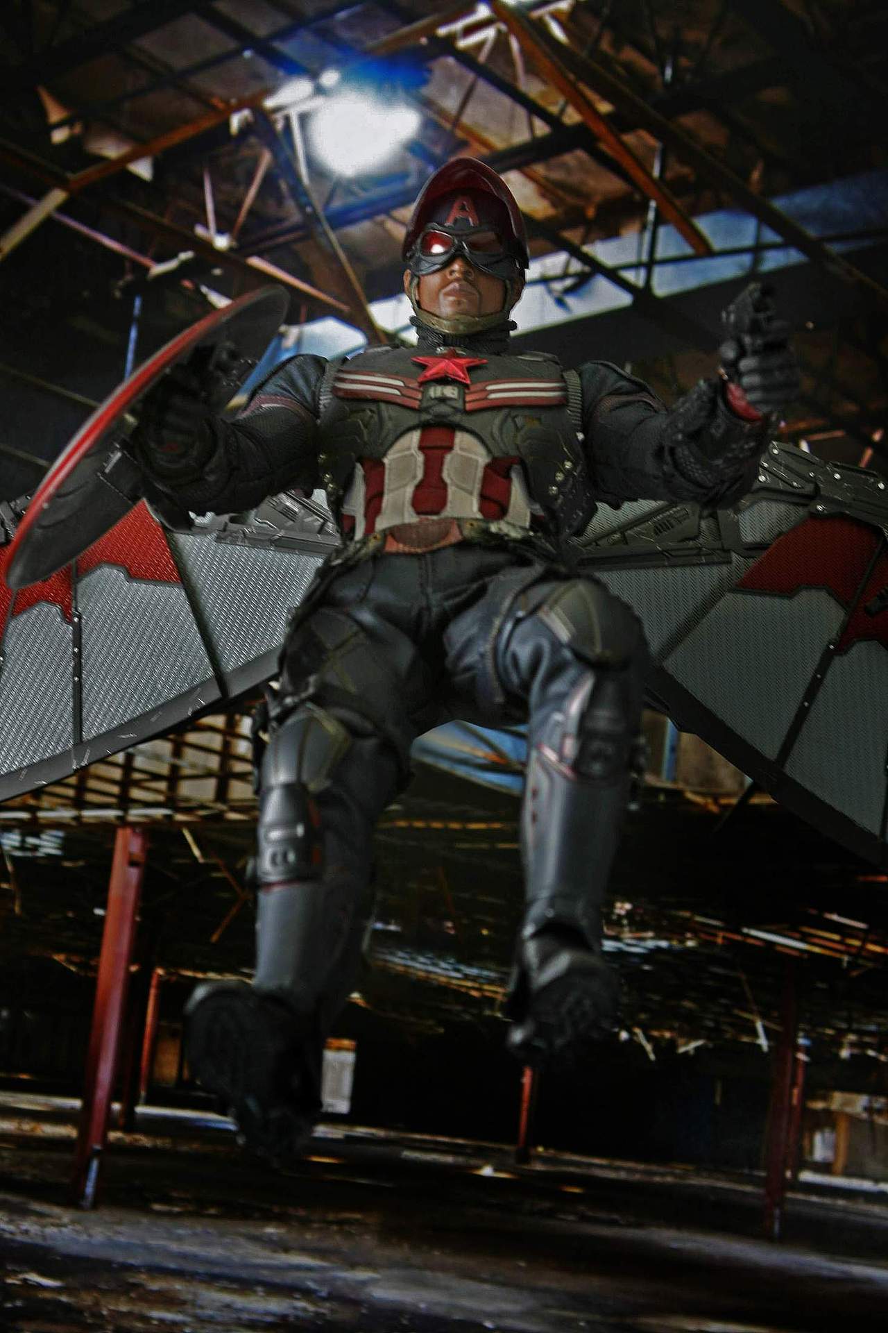 眉间白火的臆造自d之猎鹰美国队长