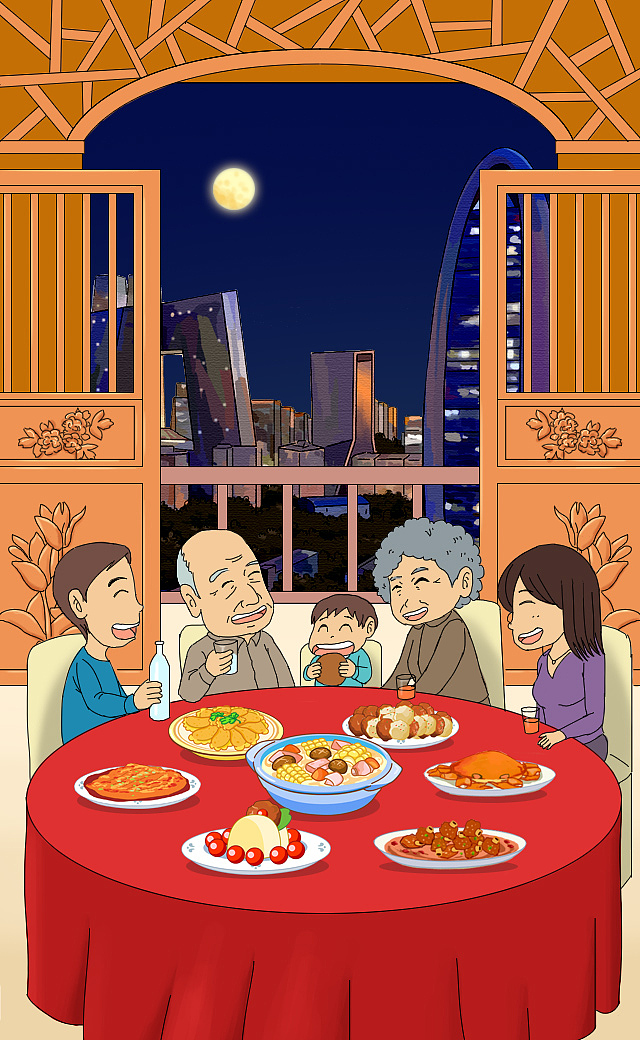 中秋节H5页面（图ZMjI4MjY2MTY0） - 短篇/格漫 - 站酷设计师sky可义原创素材 - 站酷ZCOOL