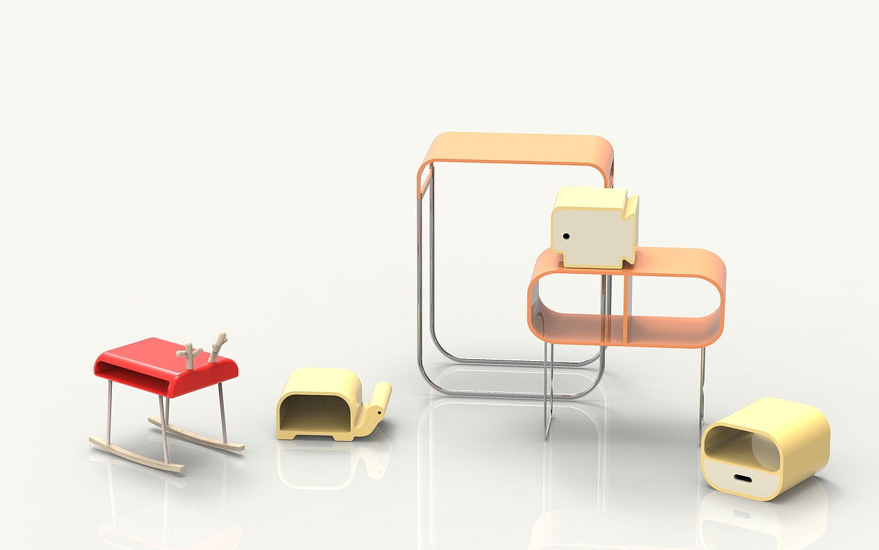 趣味儿童储物家具