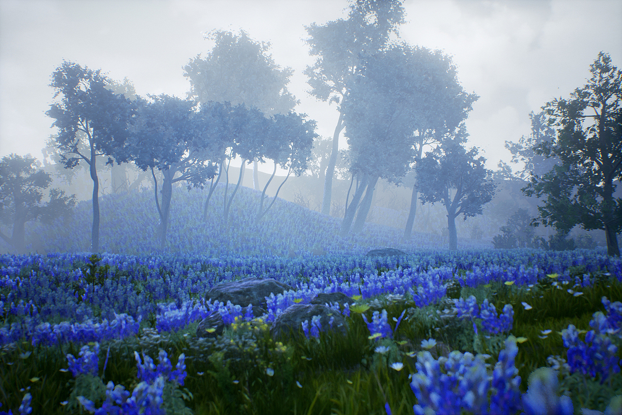 矢车菊（图ZODYzMzYwMDA=） - 场景 - 站酷设计师DigitalClam原创素材 - 站酷ZCOOL