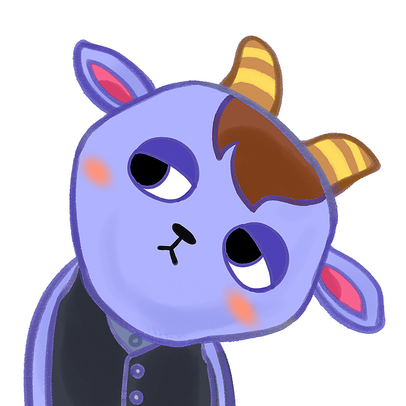 小矛的动森歪头像（图ZMjA2ODY3ODY4） - 艺术插画 - 站酷设计师_小矛原创素材 - 站酷ZCOOL